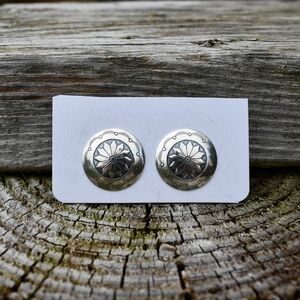 Concho Stud Earrings